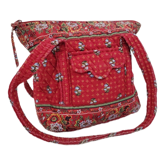 Vera Bradley Bags Vtg Vera Bradley Floral Villager Tote Bag Handbag